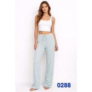 Croft & Barrow Intimates Woman's Lounge Pants -seafoam green- small - 0288